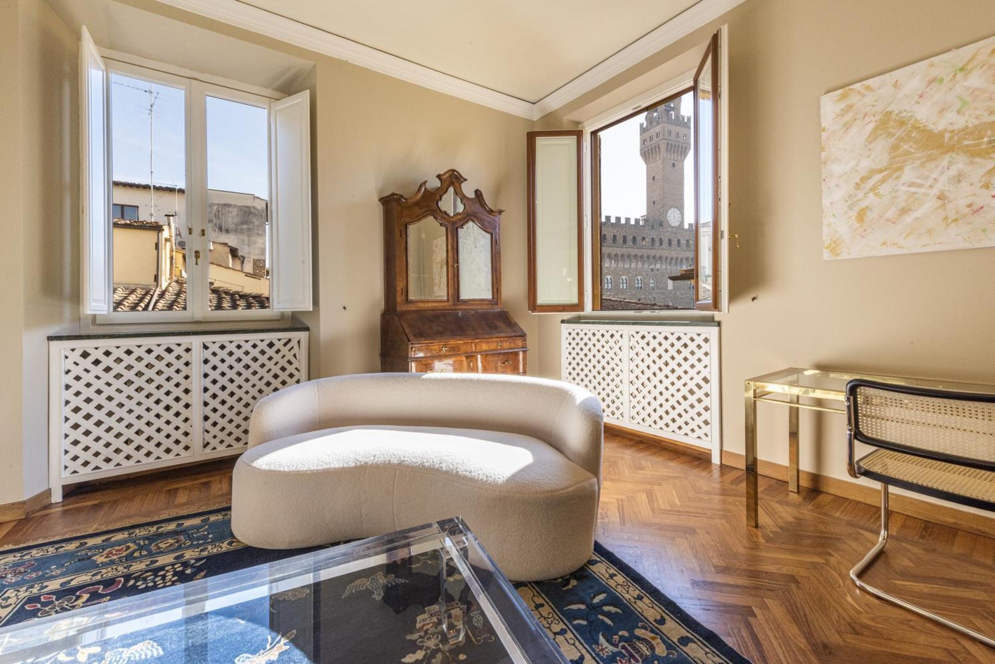 佛罗伦萨Penthouse In Piazza Della Signoria Duomo View公寓 外观 照片