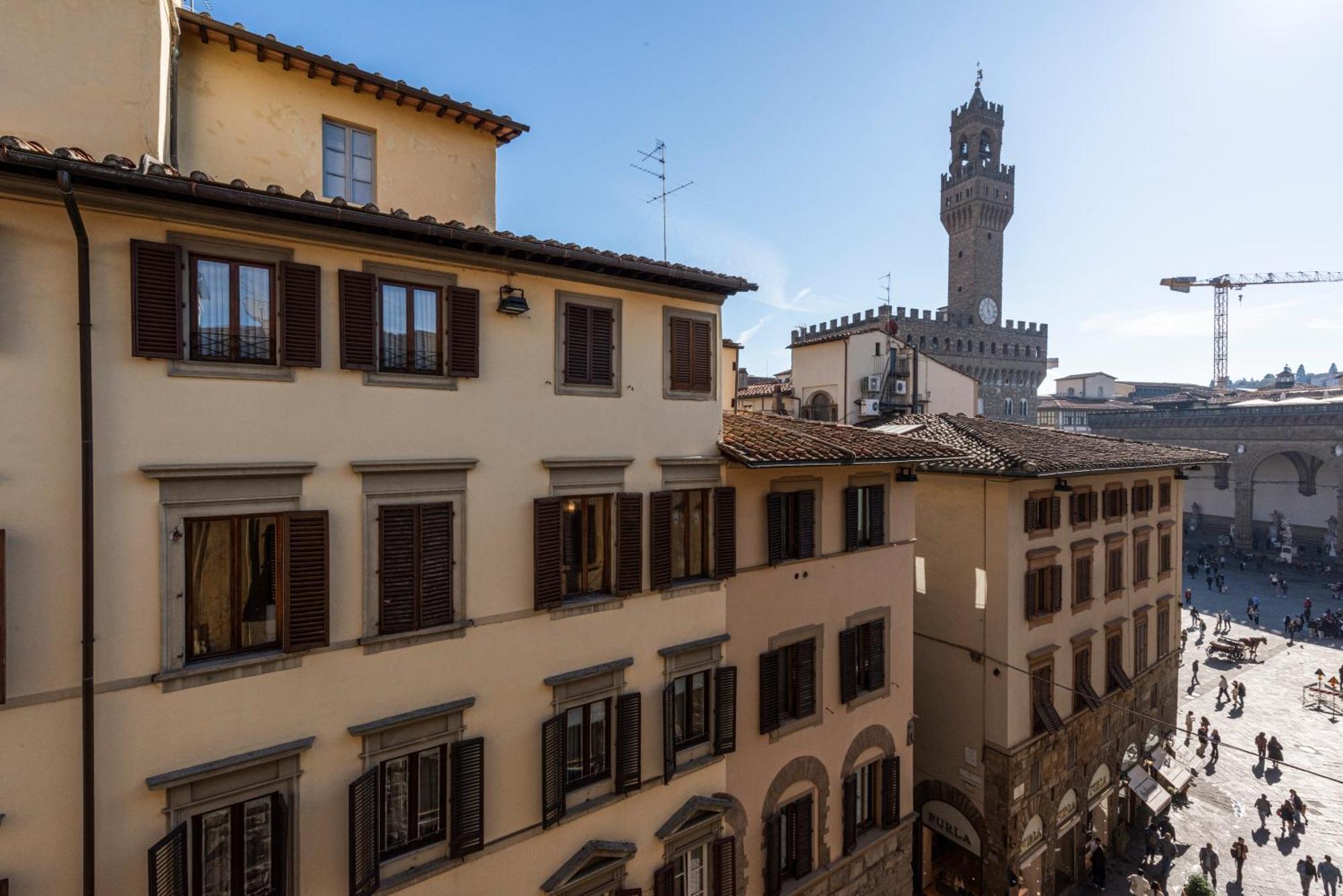 佛罗伦萨Penthouse In Piazza Della Signoria Duomo View公寓 外观 照片